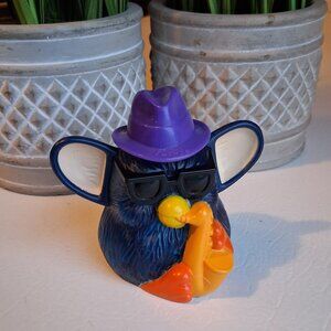 Vintage 2001 Furby "Techno Toy Action!" Purple w/Sax—McD's Happy Meal Toy w/Bag